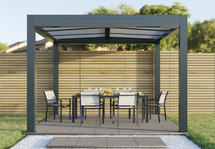 Pergola Polycarbonate Sunrise Double Pan